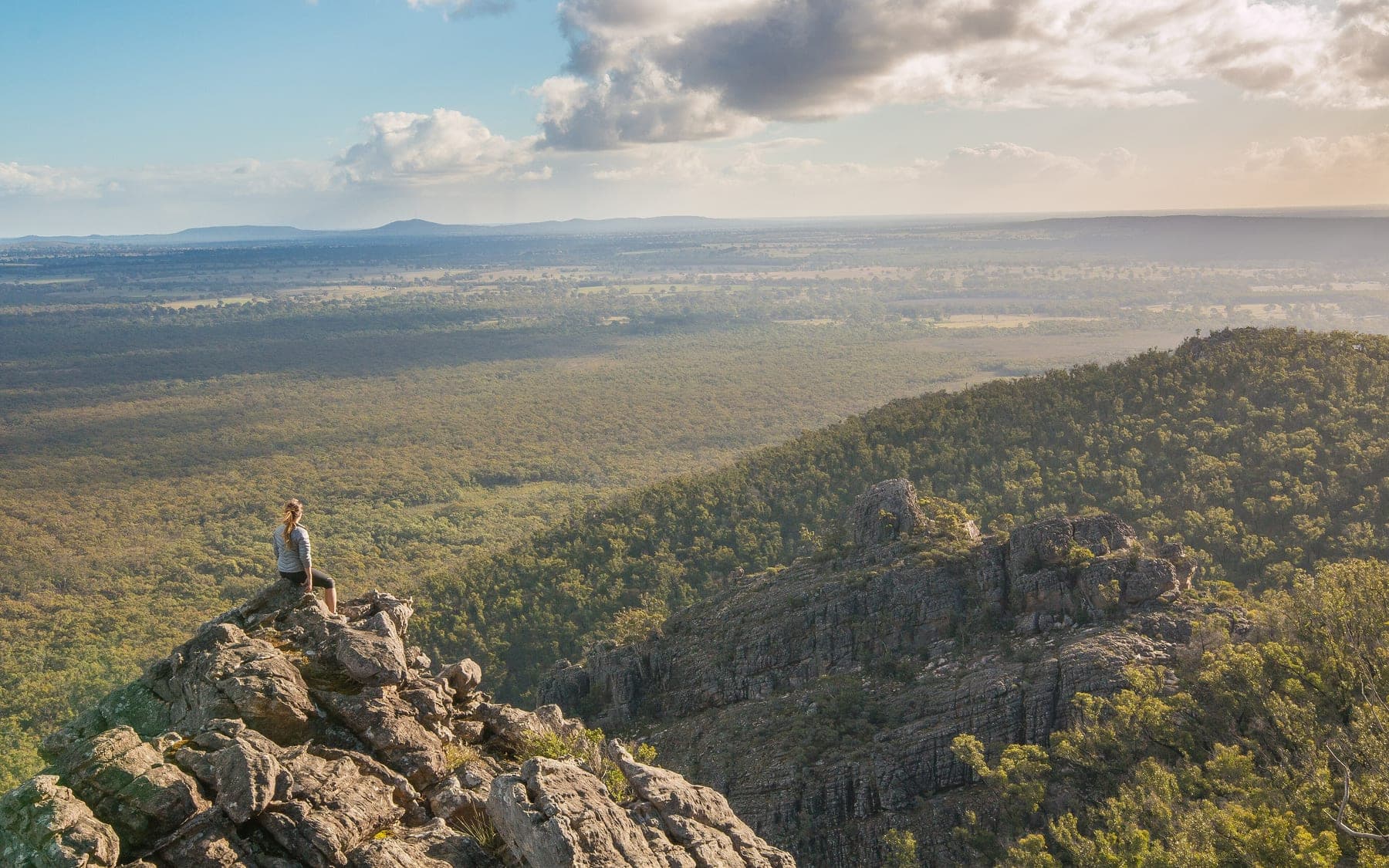 Rugged sandstone ranges in Grampians National Park, Victoria